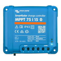 Victron 12/24V 15A SmartSolar MPPT 75/15 Bluetooth Solar Charge Controller