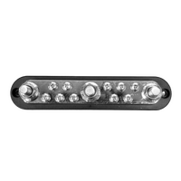 Exotronic 300A Black 3x M10 Stud & 10x Screw Busbar with Cover