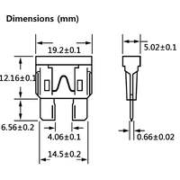 Exotronic ATO/ATC Standard Automotive Blade Fuse 20A