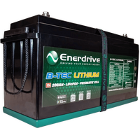 Enerdrive 12V 200Ah Lithium Bundle Inc AC40 Charger