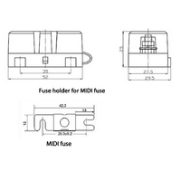 Victron MIDI-fuse 100A/32V