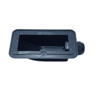 1 Gland Black with 2 Cable Grommet Cable Entry Cover (Lightweight ABS)