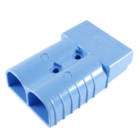 Genuine 50A Blue Anderson Plug Connector with 6AWG Contacts