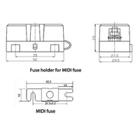 Victron MIDI-fuse 200A/32V (pack of 5)