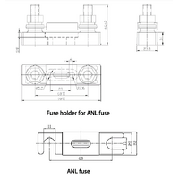 Victron M10 ANL-fuse 300A/80V for 48V products