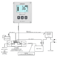Votronic Battery Monitor 100A - Shunt w/ Remote LCD Display - 100S