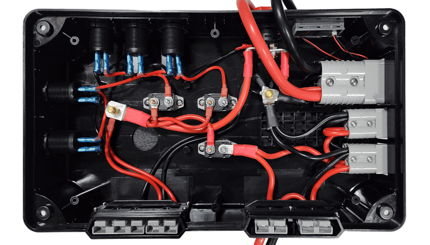 Exotronic MultiOutlet Heavy Duty Large Portable Battery Box