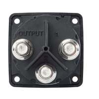 Blue Sea Mini m-Series Selector Battery Switch - Black - 3 Position OFF/1/2