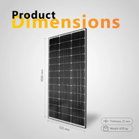 Exotronic 110W Fixed Solar Panel