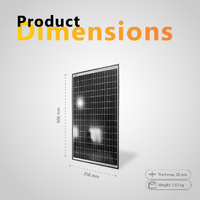 Exotronic 45W Fusion Fixed Solar Panel
