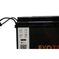 Exotronic 12V 340Ah Alpha IP67 Smart Bluetooth Lithium Battery
