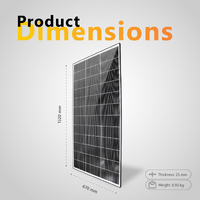 Exotronic 200W Fusion Fixed Solar Panel