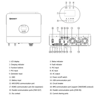 Growatt 48V 6kW ES Plus Off-Grid Inverter/Charger/MPPT