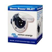 Victron Shore Power Inlet stainless with cover 16A/250Vac (2p/3w)