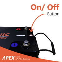 Exotronic 12V 300Ah Apex IP67 Smart Bluetooth Lithium Battery 