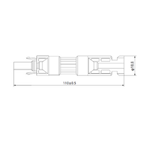 Exotronic 15A In-line Blocking Diode Solar Connector