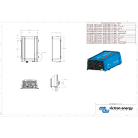 Large View Victron 48V 800VA Phoenix Inverter 48/800 VE.Direct AU/NZ
