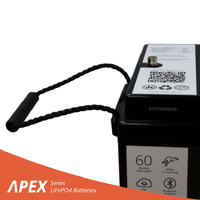 Exotronic 12V 300Ah Apex IP67 Smart Bluetooth Lithium Battery 