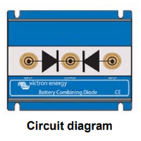 Victron Battery Diode 80A Combiner | 2 Batteries