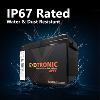 Exotronic 12V 300Ah Apex IP67 Smart Bluetooth Lithium Battery 