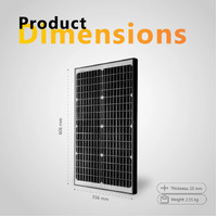 Exotronic 40W Horizon Fixed Solar Panel
