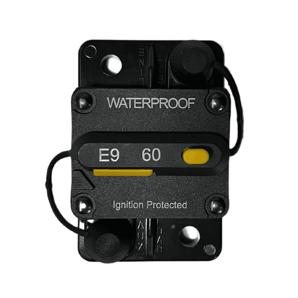 Exotronic 60A Surface Mount Waterproof DC Circuit Breaker