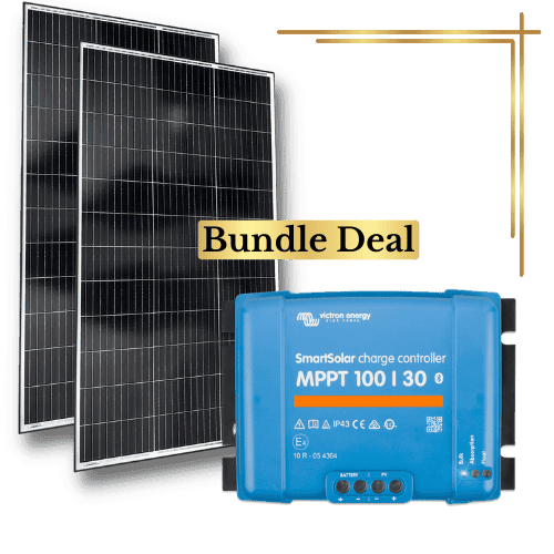 Exotronic 2x 180w Solar Panel & Victron SmartSolar MPPT 100/30 KIT