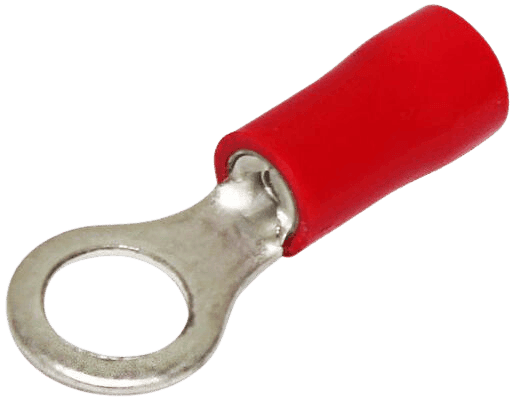 Hellermann Tyton Pre-Insulated Terminal Red Ring Lug 8mm Hole
