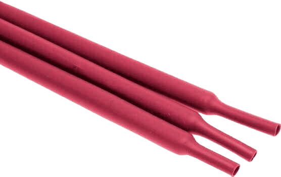 Hellermann Tyton Red 6-2mm 3:1 Glue-Lined Heat Shrink, 1.2m