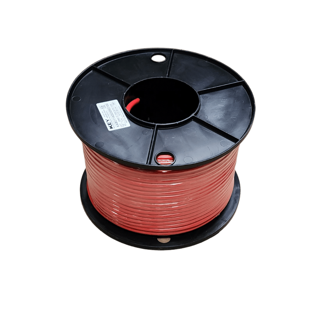 100m Roll of 6B&S (13.5mm²) Red Single Core Automotive Cable