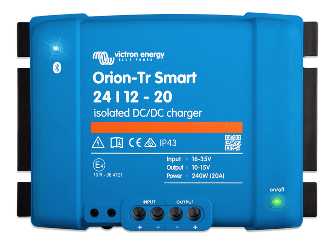 Victron 24V to 12V Orion-Tr Smart 24/12-20A Isolated DC-DC Charger