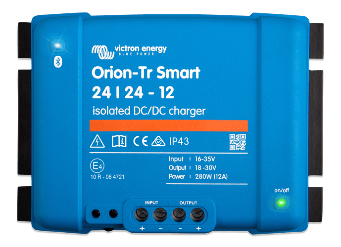 Victron 24V to 24V Orion-Tr Smart 24/24-12A Isolated DC-DC Charger