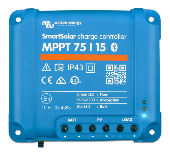 Victron SmartSolar MPPT 75/15 (12/24V-15A) Solar Charge Controller  SCC075015060R