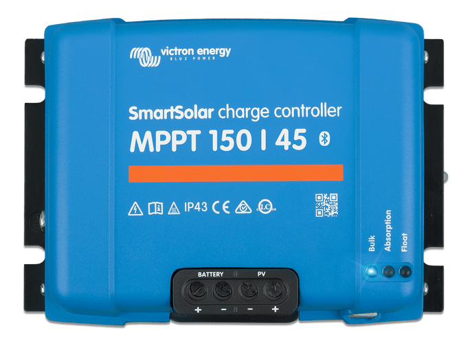 Victron SmartSolar MPPT 150/45-Tr (12/24/48V-45A) Bluetooth Solar Charge Controller