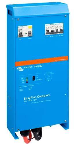 Victron 12V 1200VA EasyPlus 12/1600/70-16 Inverter/Charger w/ CBs