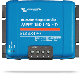 Victron BlueSolar MPPT 150/45-Tr (12/24/48V-45A) Non-Bluetooth Solar Charge Controller