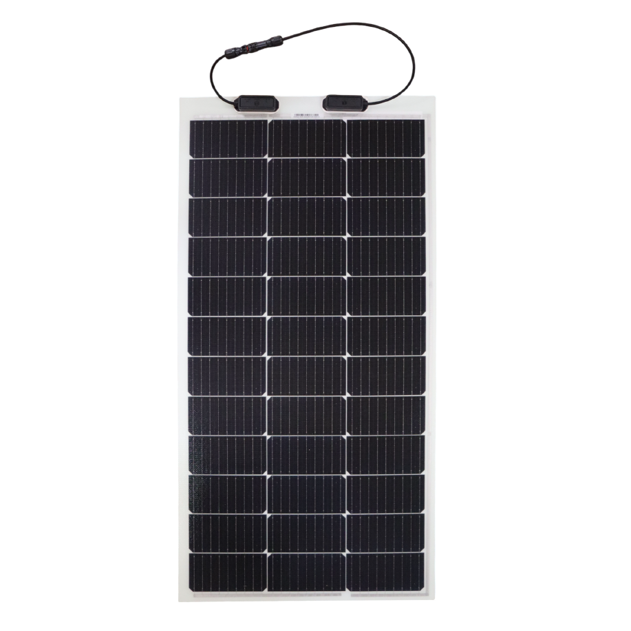 120w hard-wearing semi-flexible sunpower solar panel