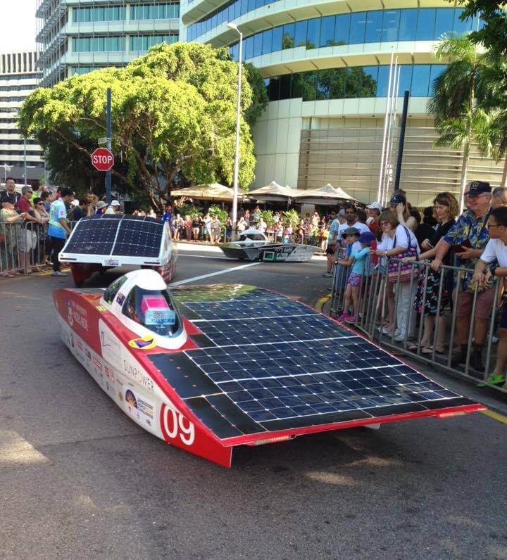 AUSRT in World Solar Challenge start in Darwin