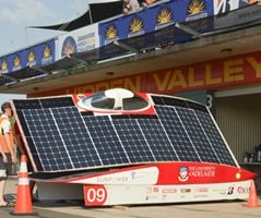 AURST in the solar challenge at Darwin with Solar 4 RVs solar panels