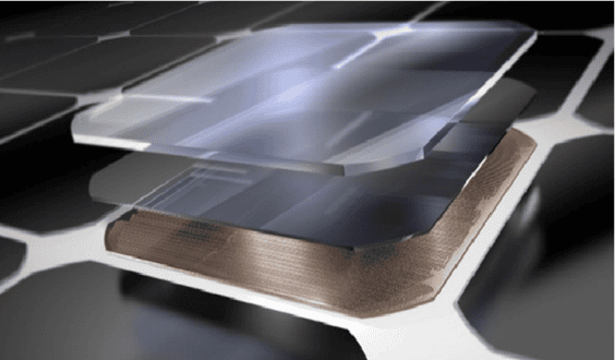 What is a SunPower solar cell made of