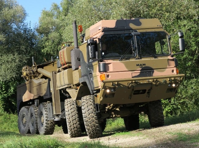 Solar power for military vehicles