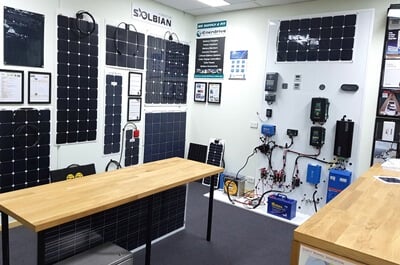 Solar 4 RVs showroom