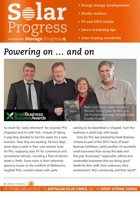 Australian Solar Council Magazine Spring 2015 page 6