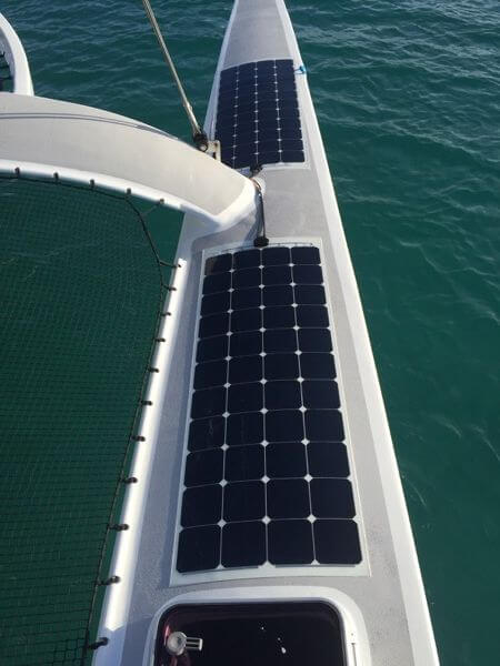 Solbian lightweight marine flexible solar panels for cruisers and yachts