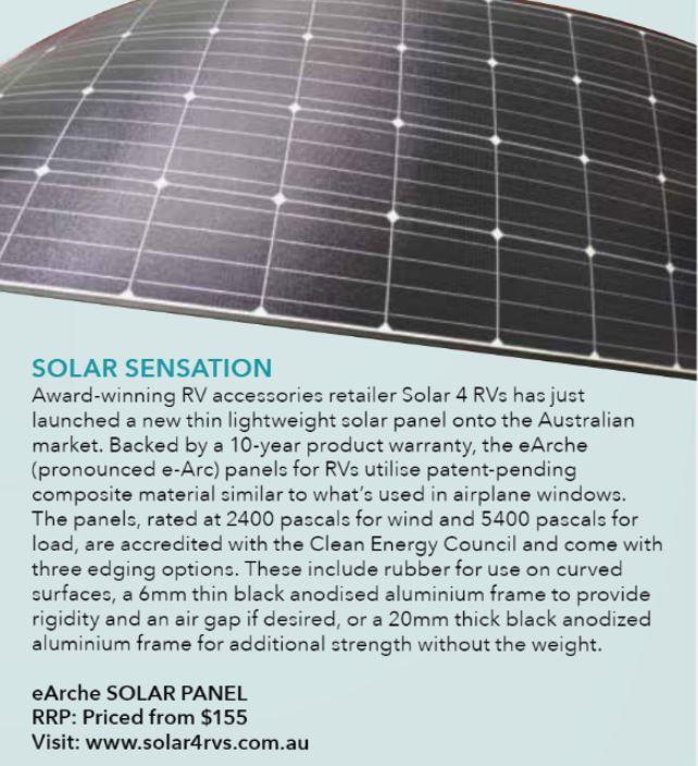 eArche lightweight solar panels with EPDM rubber edge or thin aluminium frame