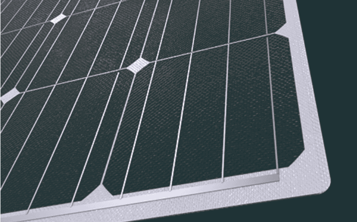 Superior ultra-lightweight ultra-slim flexible eArc solar panel with 5 year warranty