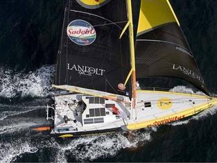 Solbian lightweight flexible solar panels on racing yacht