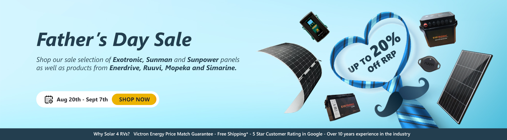 Solar Blitz 2025 Long Weekend Sale