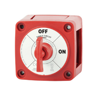 Blue Sea Battery Switch 300A On/Off w/Key Red