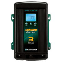 Enerdrive 12V 40A Multi-Bank ePower Battery Charger